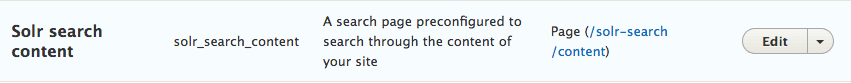 Solr search content view